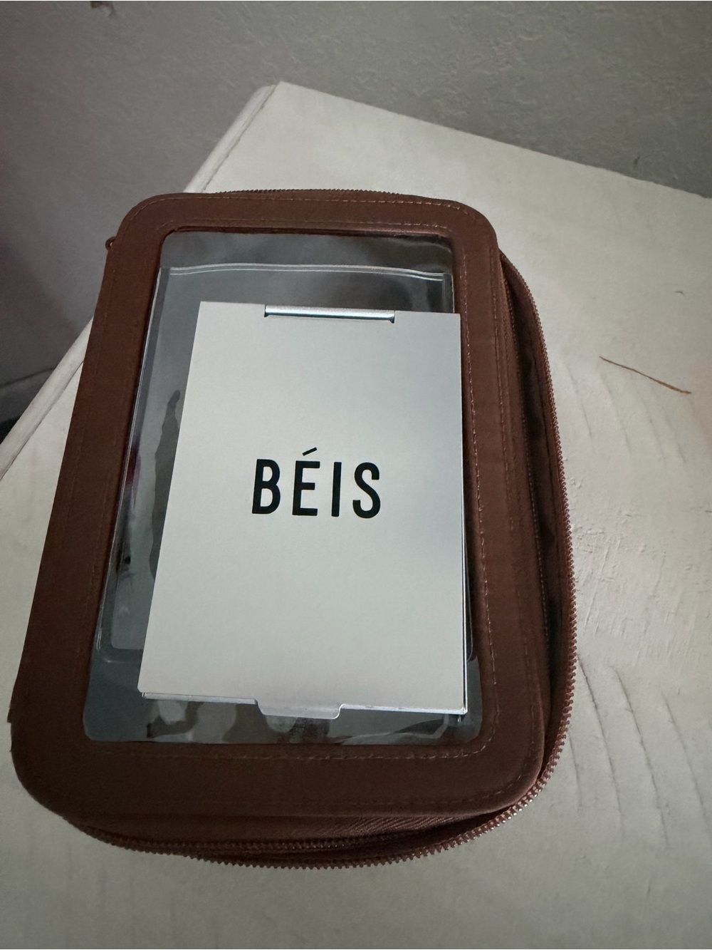 BÉIS in flight Cosmetic case Bag maple